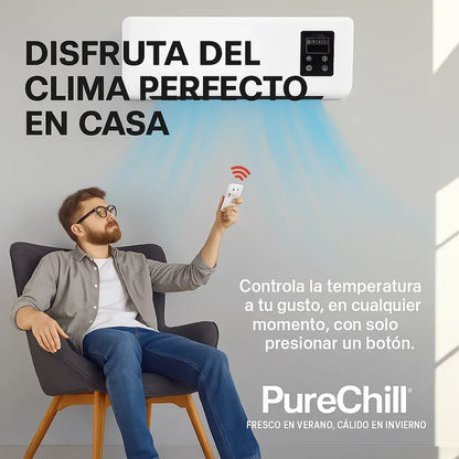 Mini Aire Acondicionado Portátil 2 en 1 - Calienta y Enfría al instante, con Bajo Consumo Energético