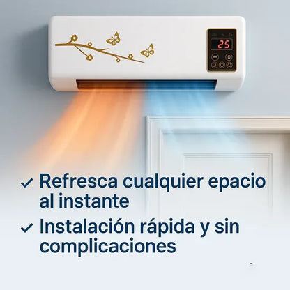 Mini Aire Acondicionado Portátil 2 en 1 - Calienta y Enfría al instante, con Bajo Consumo Energético